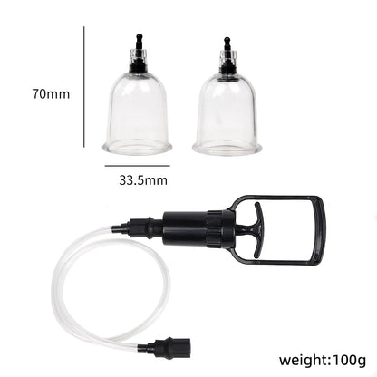 Female Breast Sucker Pussy Pump Enlarger Clitoris Clit Stimulator Nipple Vacuum Pump Adult Sex Toys For Women Nipple Clamps