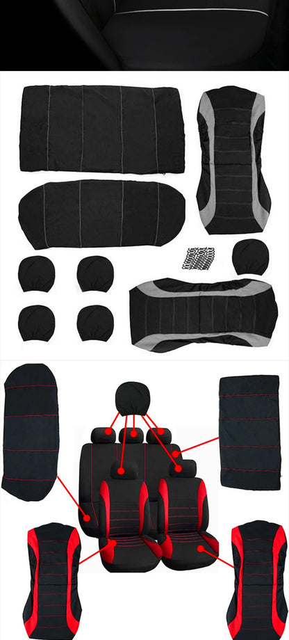 2/5Seats Fabric Car Seat Covers For Peugeot 508 207 307 407 3008 206 2008 208 sw 308 107 301 408 5008 4008 Rifter Traveller RCZ