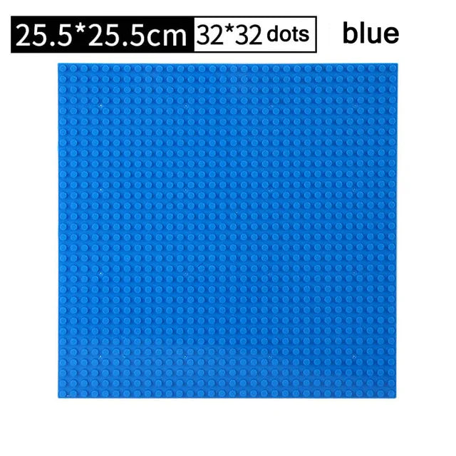 City Road Street Baseplate Straight Crossroad Curve T-Junction Building Blocks Base Plate 32*32 Compatible All Brands City