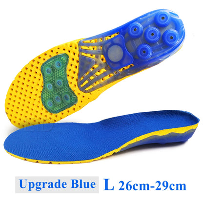 Silicone orthopedic shoes sole Insoles EVA Spring orthotic insoles flat feet  arch support inserts Plantar Fasciitis,foot care
