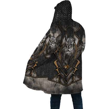 Winter Fashion Mens Hooded cloak Lion Tattoo Wolf 3D Printing Thick Fleece wind breaker Unisex Casual Warm Hood cloak DP04