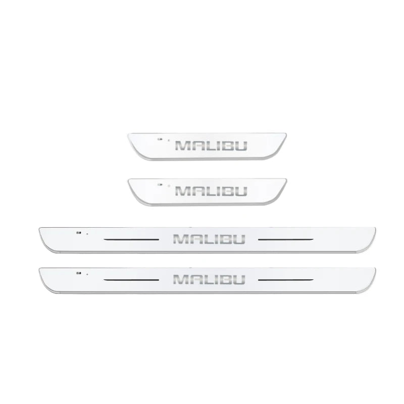 Customized Upgraded USB Power Moving LED Welcome Pedal Car Scuff Plate Pedal Door Sill Pathway Light For Chevrolet Malibu
