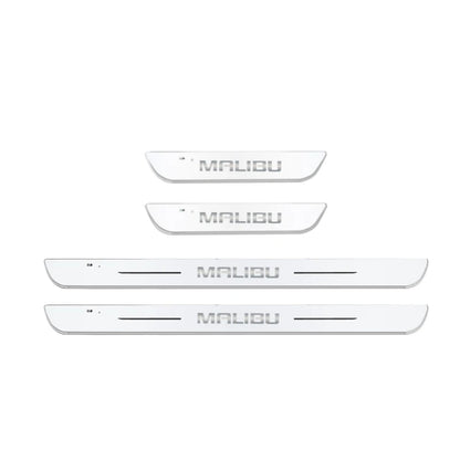 Customized Upgraded USB Power Moving LED Welcome Pedal Car Scuff Plate Pedal Door Sill Pathway Light For Chevrolet Malibu