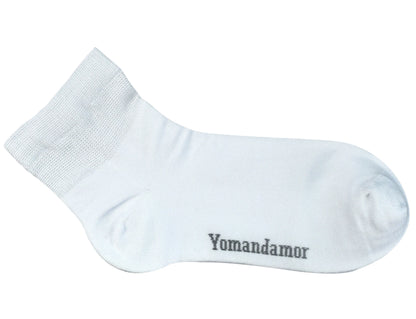 Men's Bamboo Diabetic Ankle Socks with Seamless Toe and Non-Binding Top,6 Pairs L Size(10-13)
