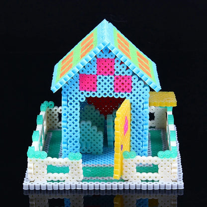 Perler Toy Kit 5mm/2.6mm Hama beads 3D Puzzle DIY Toy Kids Creative Handmade Craft Toy Gift 72 colors 39000pcs