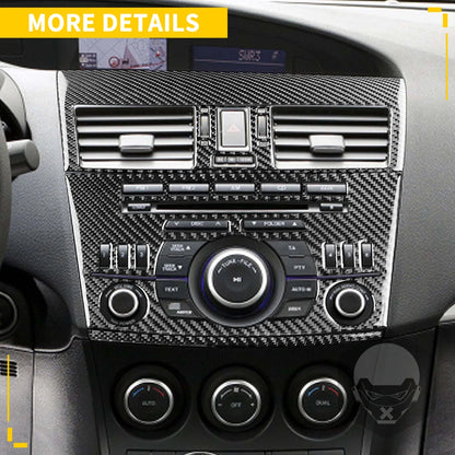 Whole Interior Stickers For Mazda 3 Axela 2010-2013 Carbon Fiber Car Accessories Dash Trim Gear Shift Console Cover Molding