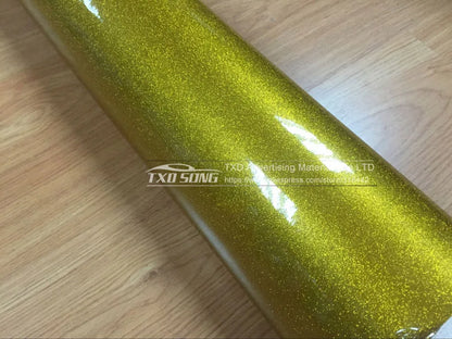 12/30/50/58X100CM/LOT FOR CHOICE Premium Blue High glossy diamond vinyl wrap film with air free bubble