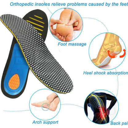 Orthopedic Shoes Sole Insoles Flat Feet Arch support Unisex EVA Orthotic Arch Support Sport Shoe Pad Insert Cushion Men Woman