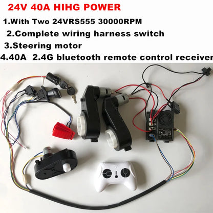 Children's Electric Car Harness With Fan Cooling,Children's Ride On Car Replacement Parts