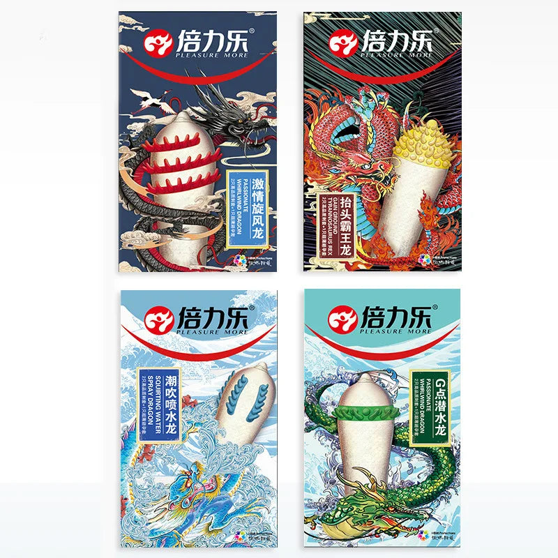 Ribbed Condoms for Men Dotted Spike G-spot Vaginal Stimulation Cock Condom Contraception Sensitive Penis Sleeve Adult Sex Toys