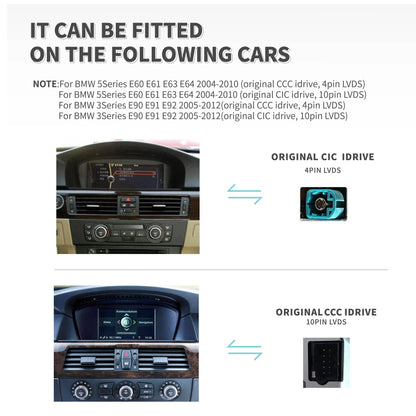 Wireless Apple CarPlay Android 15 Auto Car Multimedia For BMW 5 3 Series E60 E61 E62 E63 E90 E91 E92 E93 CCC CIC Radio GPS 4G