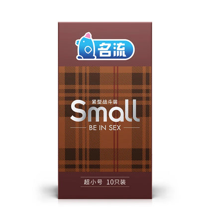 10pcs Small Size Ultra Thin Condoms For Men Long Sex Latex Tight Condom Adult Penis Sleeve Sex Toy Produtcs