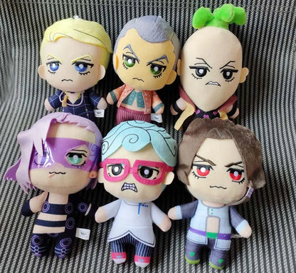 JoJoss Bizarre Adventure Golden Wind Buccellati Abbacchio Fugo Yoshikage Kira Rohan Kishibe Josuke Higashikata Jotaro Kujo plush