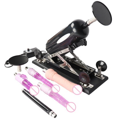 Automatic Telescopic Sex Machine Thrust Dildo Machine with Big Dildo for Men and Women Masturbation Sex Toys