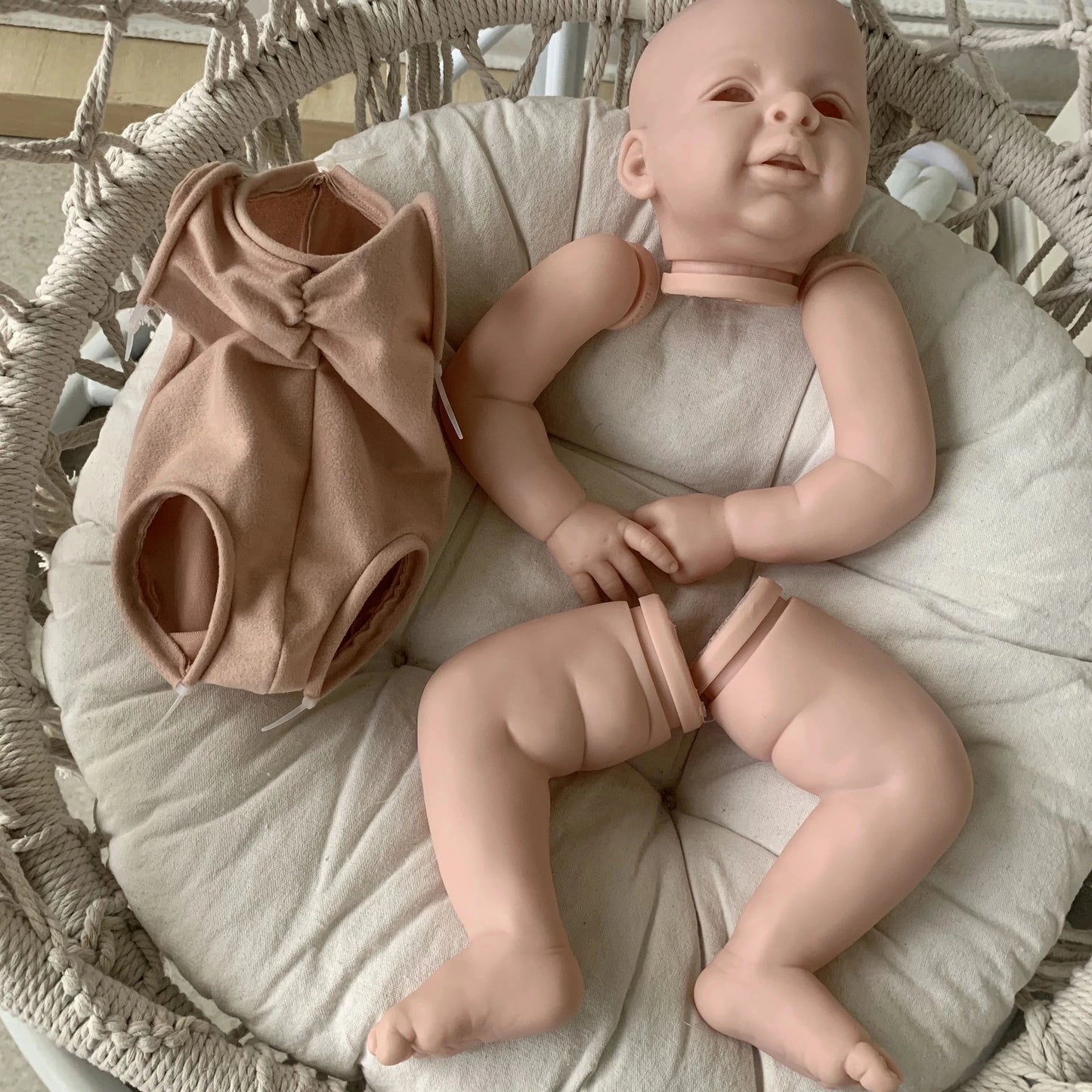 NPK 23inch Reborn Doll Kit Jaylan Lifesize Toddler Limited Edition DIY Doll Parts Unfinished