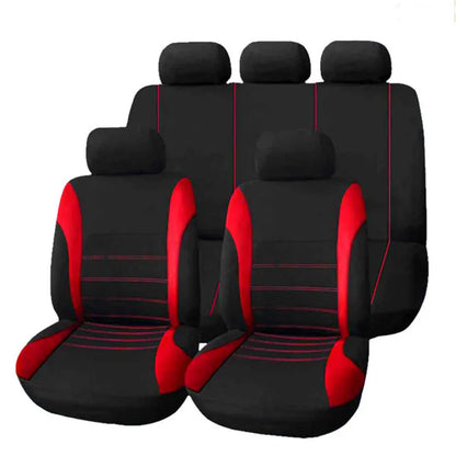 2/5Seats Fabric Car Seat Covers For Peugeot 508 207 307 407 3008 206 2008 208 sw 308 107 301 408 5008 4008 Rifter Traveller RCZ