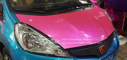 12/30/50/58X100CM/LOT FOR CHOICE Premium Blue High glossy diamond vinyl wrap film with air free bubble