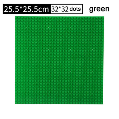 City Road Street Baseplate Straight Crossroad Curve T-Junction Building Blocks Base Plate 32*32 Compatible All Brands City