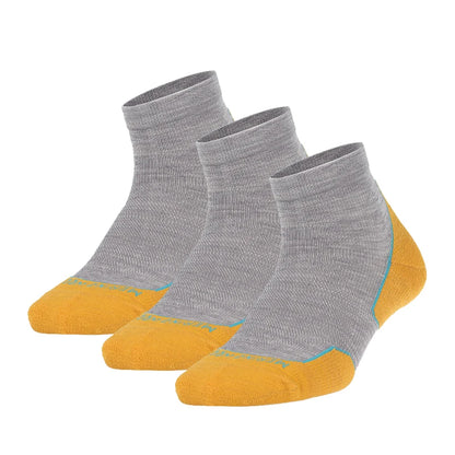 ZEALWOOD Marathon Running Socks, Men's Women's Outdoor Merino Wool Sports Compression Socks Breathable Cushion Cycling 1/3 Pairs