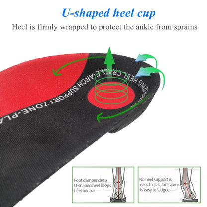 EiD 3/4 Severe Flat feet insoles Orthotic Arch Support Inserts Orthopedic Shoes soles Heel Pain Plantar Fasciitis Men Woman