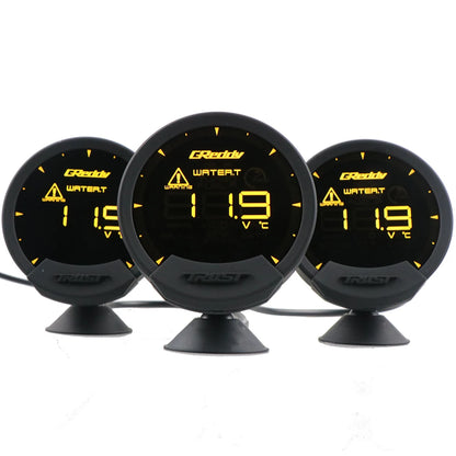 Greddi Sirius LCD Car Gauge Boost Water Temp Oil Temp Oil Press RPM Speed Meter Fuel pressure  Air-fuel ratio EGT Gauge 7 Colors