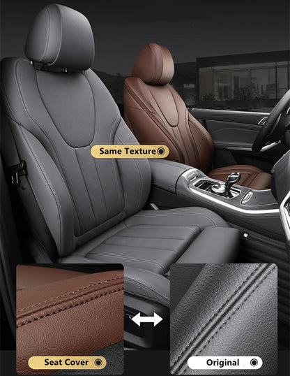 Custom Fit for 2004-2019 2020 2021 2022 2023 2024 2025 Subaru Forester Car Accessories Seat Covers 5 Seats Top Quality Leather