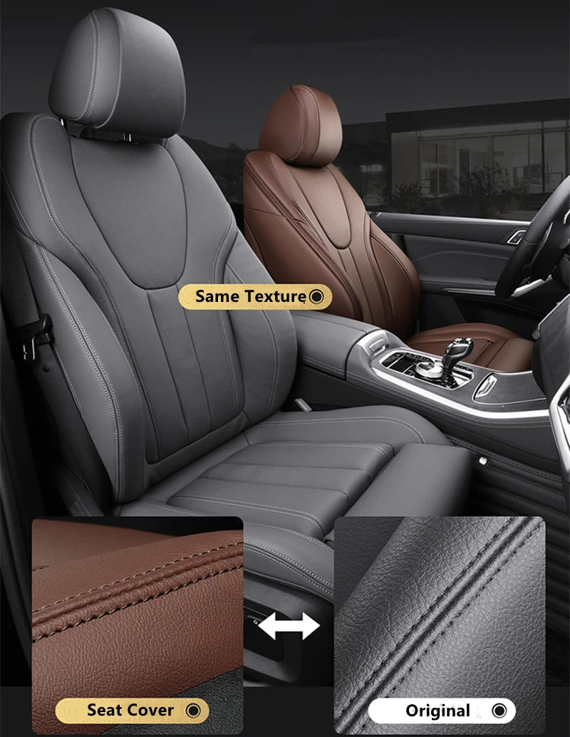 Custom Fit for 2024 2025 Subaru Crosstrek Premium Sport Limited Wilderness Base Car Accessories Seat Covers 5 Seats Leather
