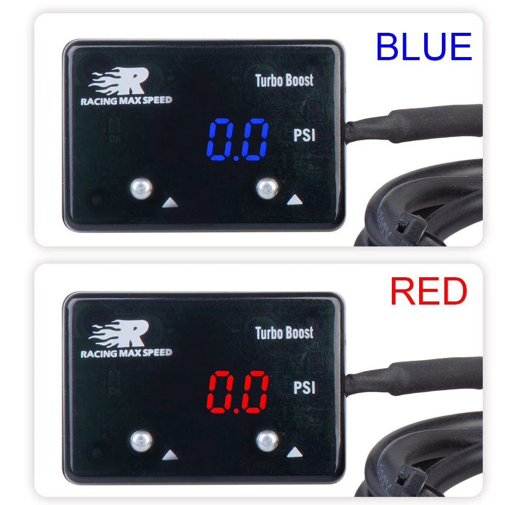 Wholesales 12v car Universal PSI turbo boost vacuum digital meter auto vacuum gauge meter Skyline WRX Evo MPS GTR STI XR6 FPV