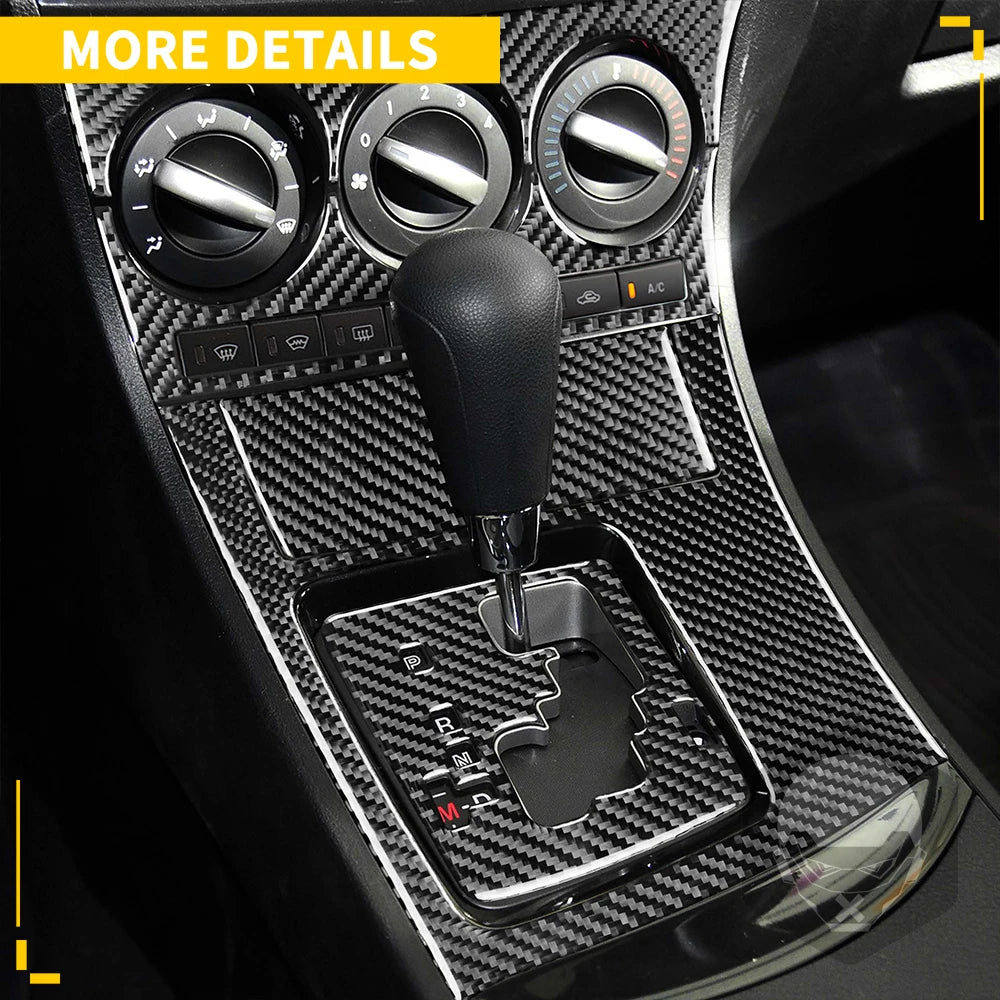 Whole Interior Stickers For Mazda 3 Axela 2010-2013 Carbon Fiber Car Accessories Dash Trim Gear Shift Console Cover Molding
