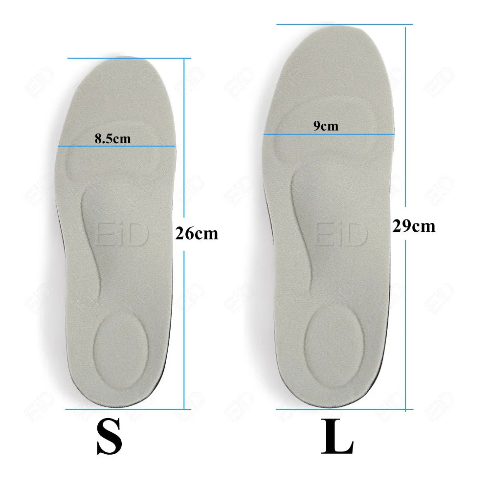 EiD Height increase insoles for growth arch support orthopedic Shoe Heel inserts Cushion Height Lift Taller Foot care Pad Unisex