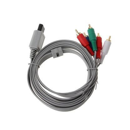 1.8m Component 1080P HDTV AV Audio 5RCA Adapter Cable For Nintendo Wii Console