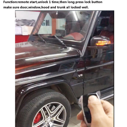 For Mercede s Ben z GLC Year 2020-2022 Upgrade Engine Remote Starter Keyless Entry System New Smart Key Car Accessories