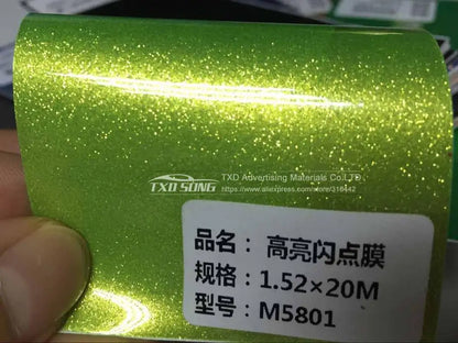 12/30/50/58X100CM/LOT FOR CHOICE Premium Blue High glossy diamond vinyl wrap film with air free bubble