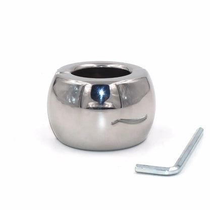 Metal Scrotum Pendant Ball Stretchers Cock ring Testis Sex toy Penis Restraint  Bondage Male Chastity