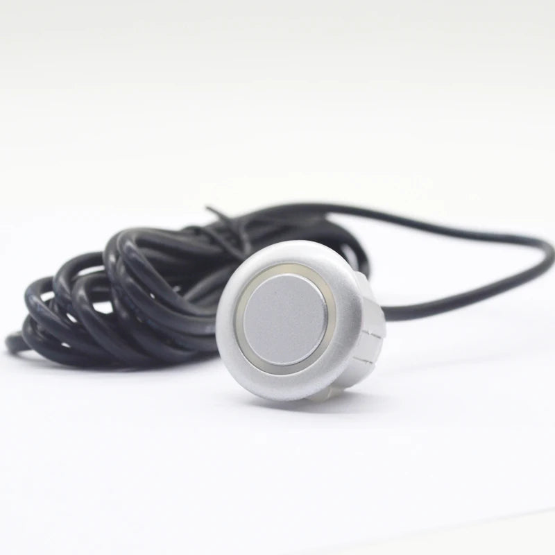 Car Front Parking Sensor Kit Auto Parktronic Assistant System LCD Monitor Buzzer Voice Volume Can be Adjusted  Vehicle Universal