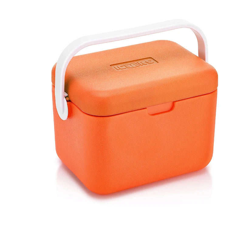 Luar auto PU insulation cooler medication refrigerator cold chain storage cool Portebla  ice bucket 5L food cooler plastic boxes