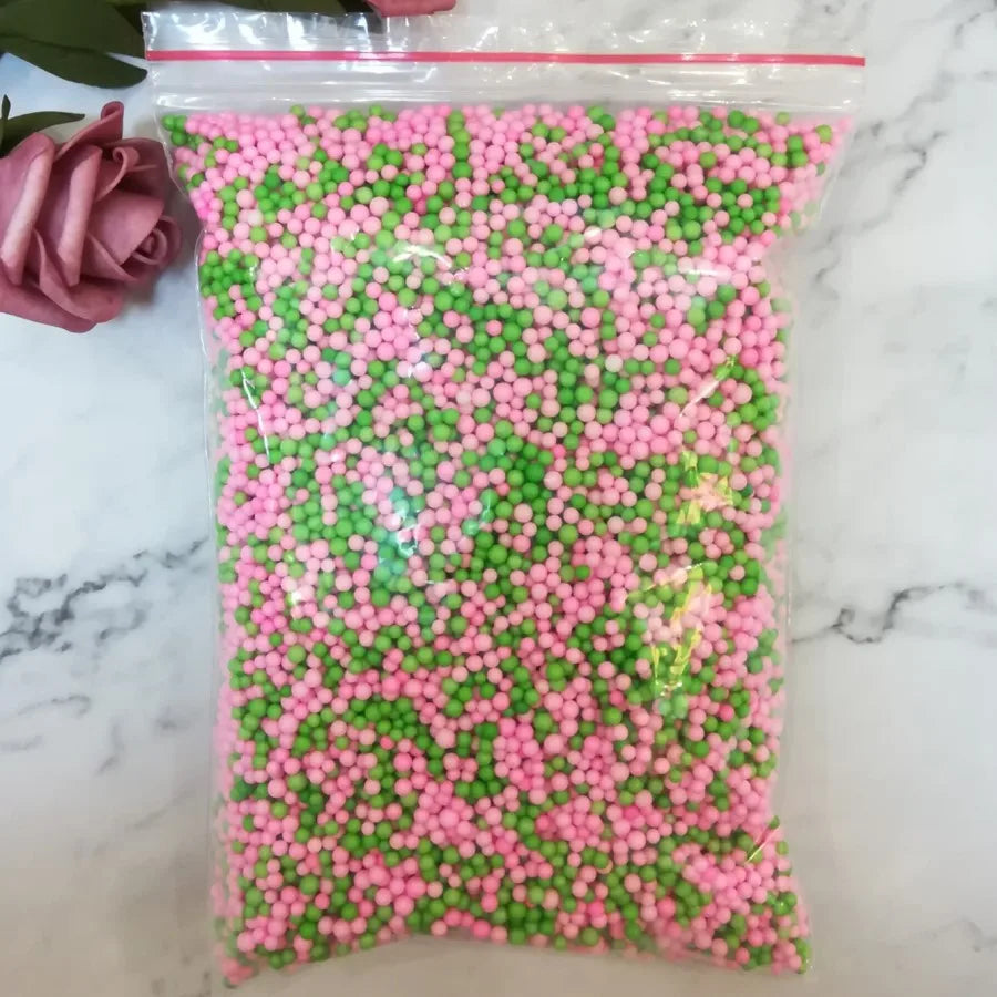 15g /bag DIY Snow Mud Particles Accessories Slime Balls Small Tiny Foam Beads For Floam Filler For DIY Supplies 2-4mm