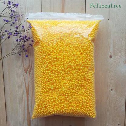15g /bag DIY Snow Mud Particles Accessories Slime Balls Small Tiny Foam Beads For Floam Filler For DIY Supplies 2-4mm