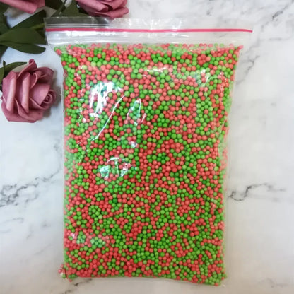 15g /bag DIY Snow Mud Particles Accessories Slime Balls Small Tiny Foam Beads For Floam Filler For DIY Supplies 2-4mm