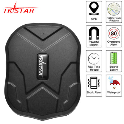 Car Tracker GPS Tracker Car TKSTAR 2G TK905 5000mAh 90 Days Standby Vehicle Tracker GPS Locator Waterproof Magnet  Free Web APP