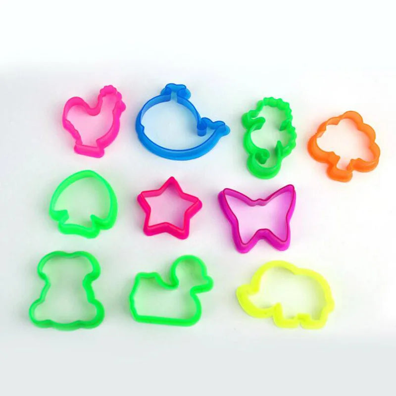 10Pcs/lot animal clay playdough mold tool toys