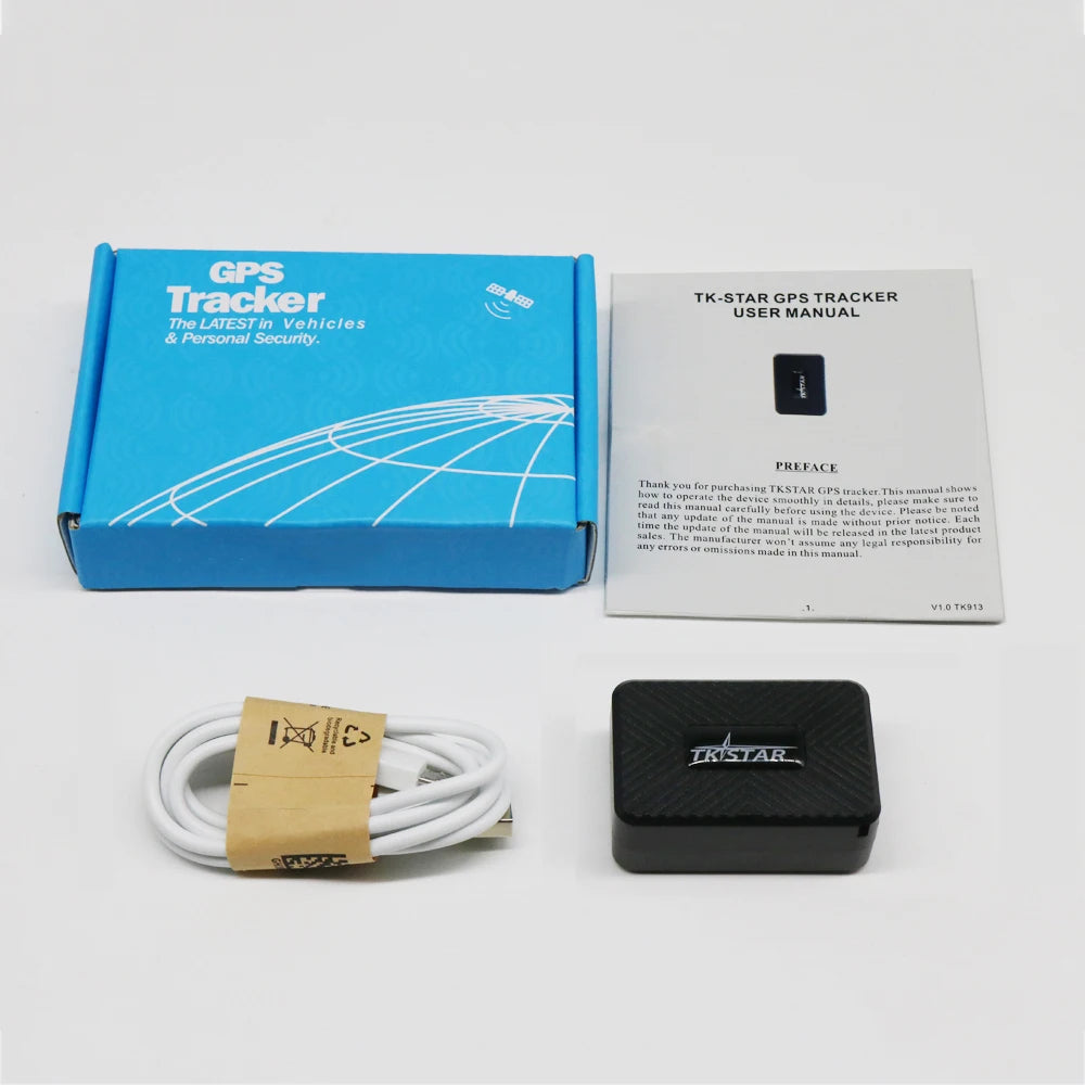 Car Tracker 4G Mini GPS Tracker 2G 4G Magnet TKSTAR TK913 4G GPS Tracker Car Vehicle GPS Tracker Auto Free APP PK TK905