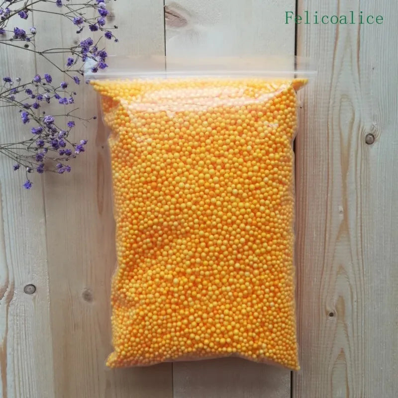 15g /bag DIY Snow Mud Particles Accessories Slime Balls Small Tiny Foam Beads For Floam Filler For DIY Supplies 2-4mm