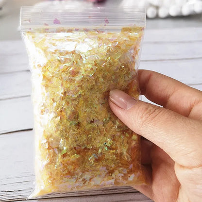 20g DIY Slime Accessories Toy Filler Shell Paper Sugar Paper Glitter Powder For Crystal Clear Fluffy Slime Gift Toy