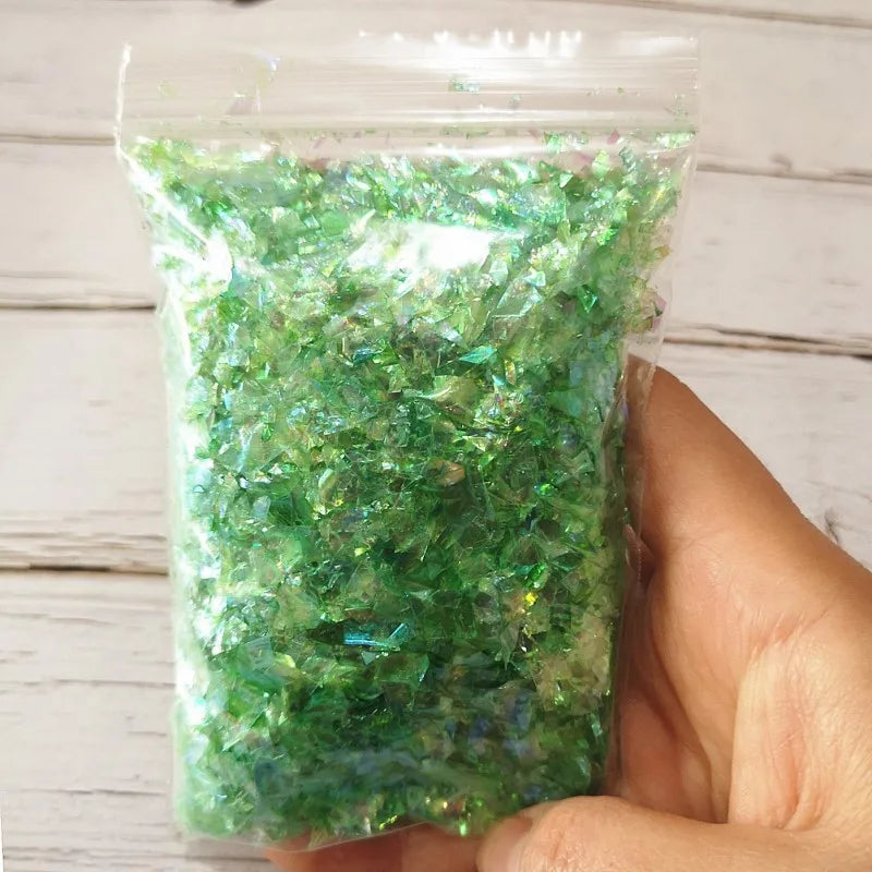 20g DIY Slime Accessories Toy Filler Shell Paper Sugar Paper Glitter Powder For Crystal Clear Fluffy Slime Gift Toy