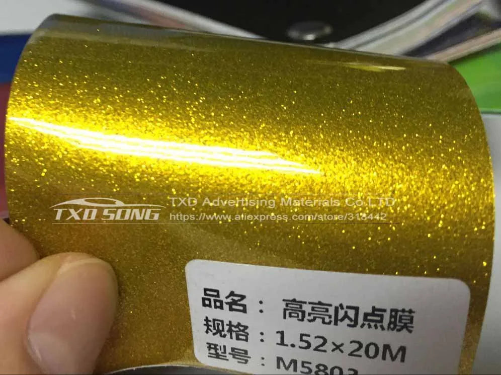 12/30/50/58X100CM/LOT FOR CHOICE Premium Blue High glossy diamond vinyl wrap film with air free bubble