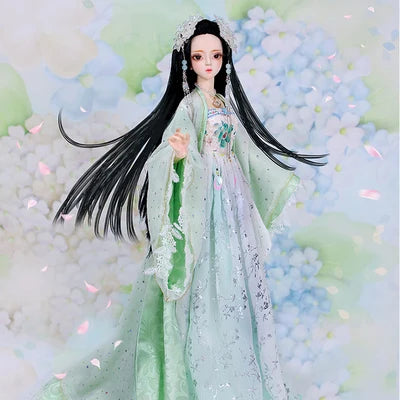 Special Price DBS Doll 1/3 BJD Mechanical Joint Body With Makeup Including Hair Eyes Clothes 62cm Height Girls Dream Fairy