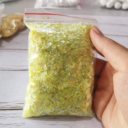 20g DIY Slime Accessories Toy Filler Shell Paper Sugar Paper Glitter Powder For Crystal Clear Fluffy Slime Gift Toy
