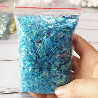 20g DIY Slime Accessories Toy Filler Shell Paper Sugar Paper Glitter Powder For Crystal Clear Fluffy Slime Gift Toy