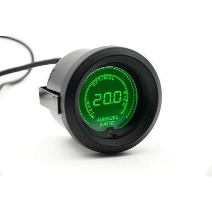 52mm Boost/Water temp/Oil temp/Volt/Tachometer/EGT/Air fuel ratio/Oil pressure Gauge LCD Digital 7 Color Display + Gauge Pods